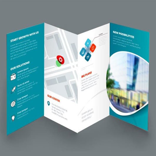 8 Panel Accordion Fold Brochures